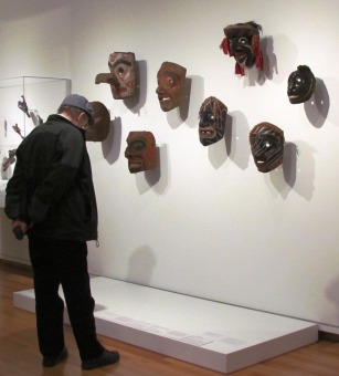Man and Masks at SAM by Tommia Wright