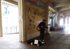 Guitarist at the Market by Tommia Wright