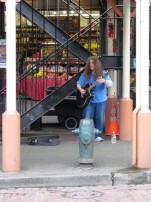 Guitarist at the Market, Too by Tommia Wright